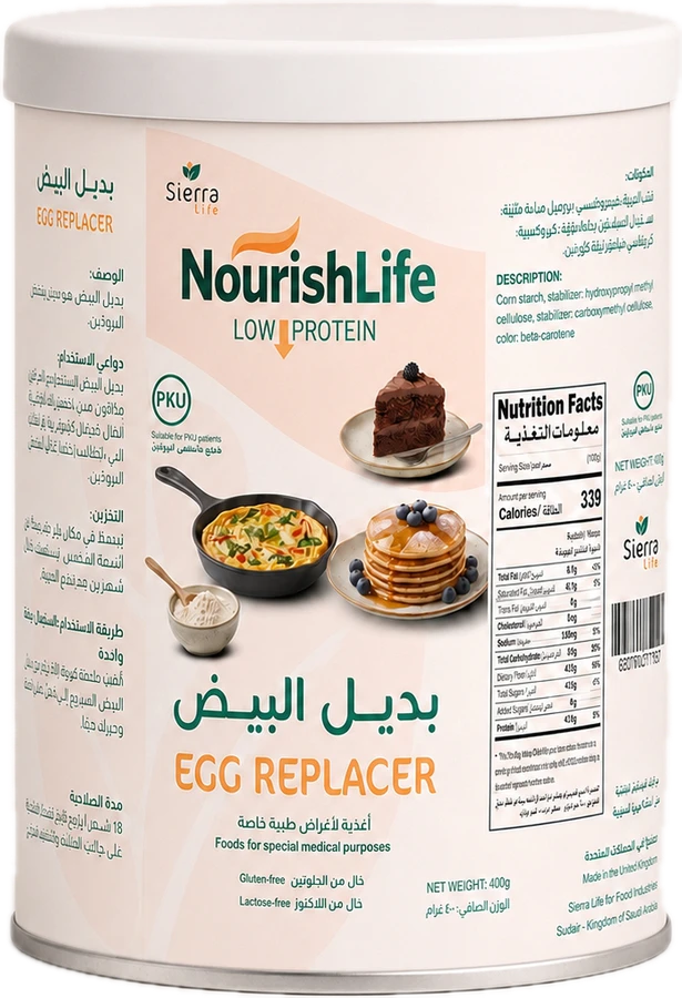 Low Protein Egg Replacer