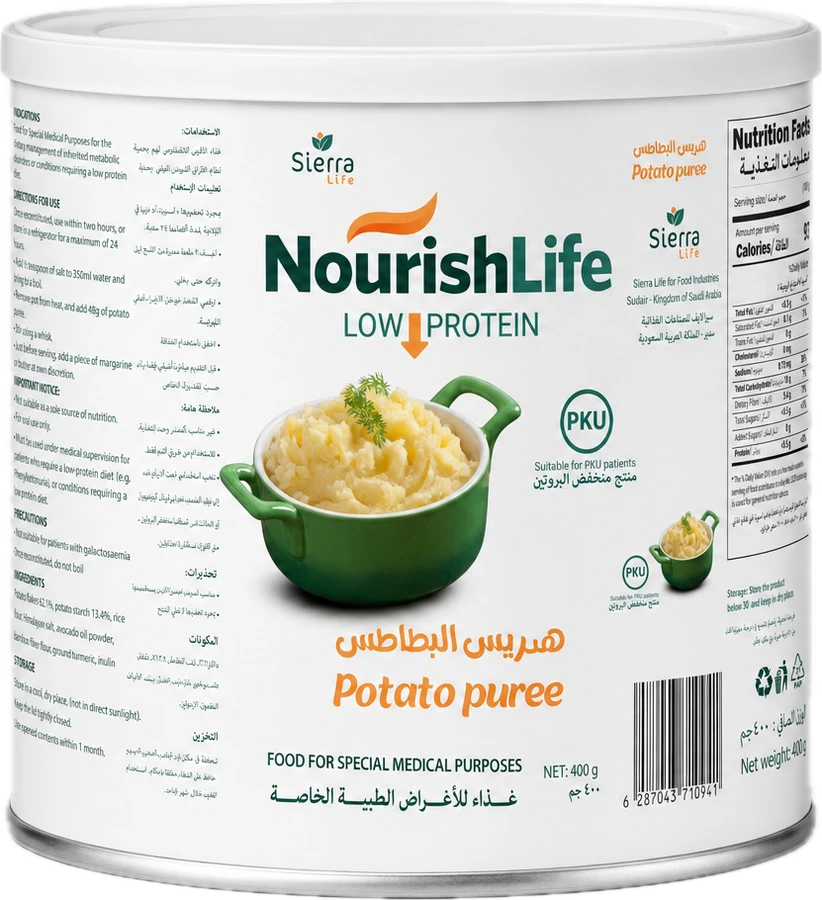 Low Protein Potato Puree